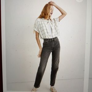 Madewell The Perfect Vintage Straight Jean in Costner Wash
